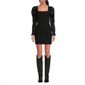 NWOT | Nordstrom Statement Sleeve Black Dress